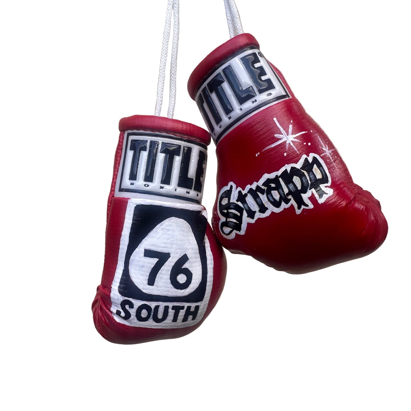 Custom Mini Boxing Gloves, Red, 76South