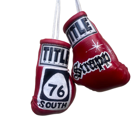 Custom Mini Boxing Gloves, Red, 76South