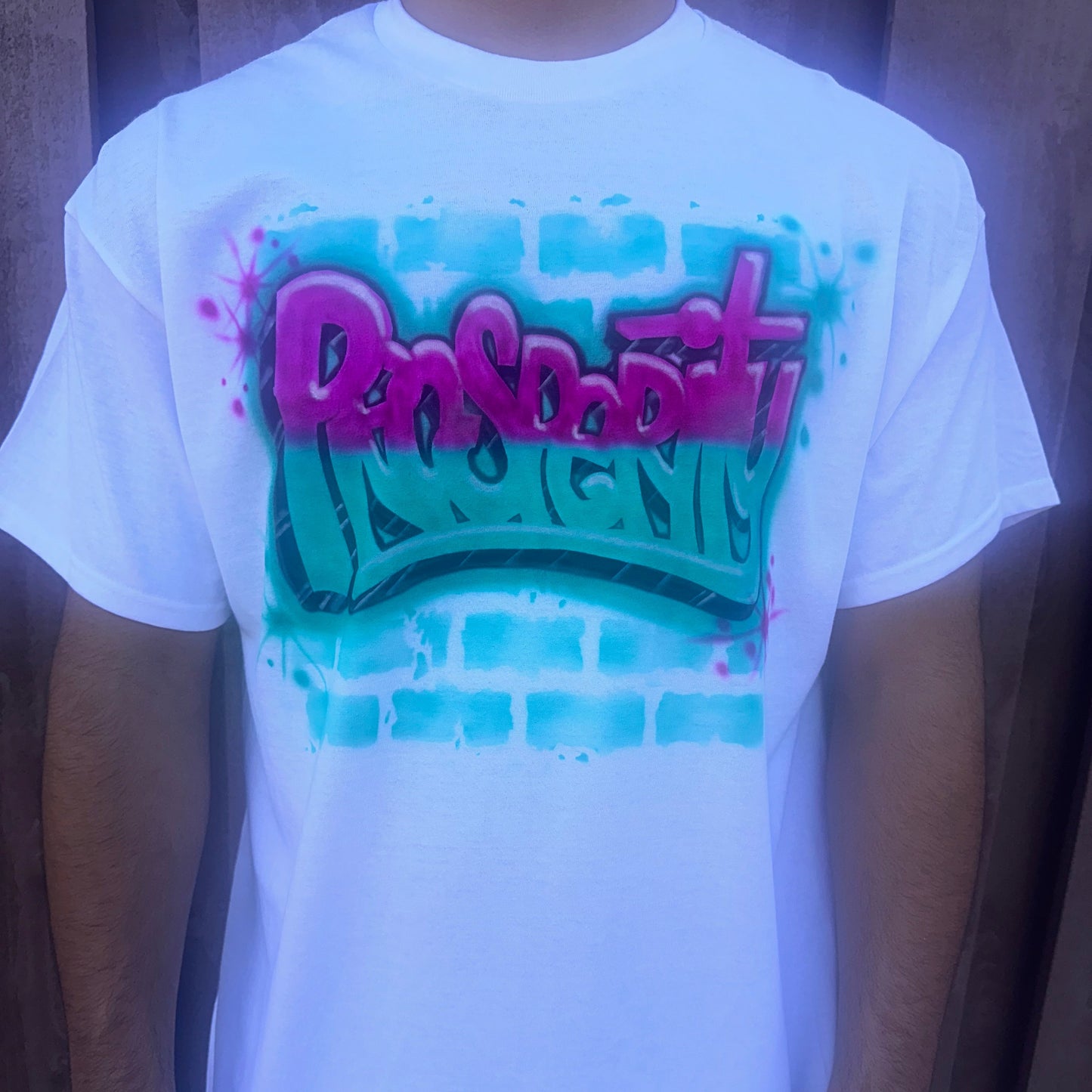 Custom Airbrush T- shirt " Prosperity"